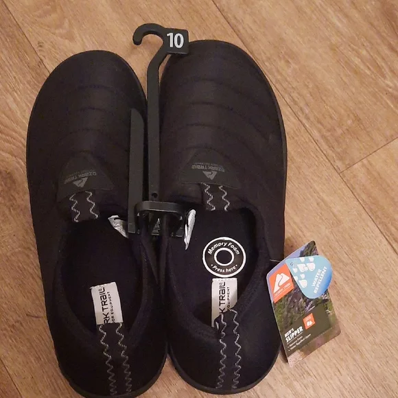 Ozark Trail Black Slip-On Loafers for Men Water Repellent Outdoor Gear - Picture 3 of 5